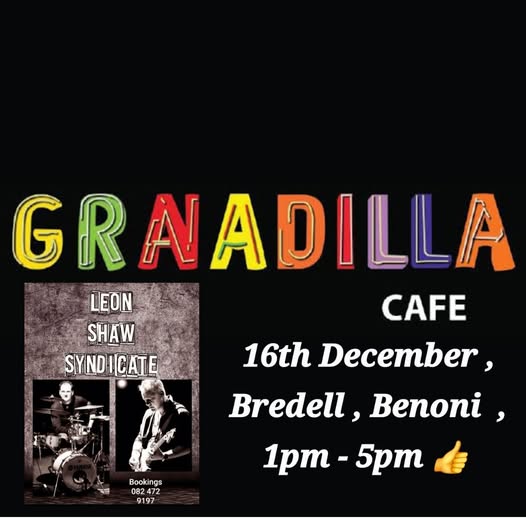 Leon Shaw @ Granadila Cafe, Benoni 16 Dec - Image 1