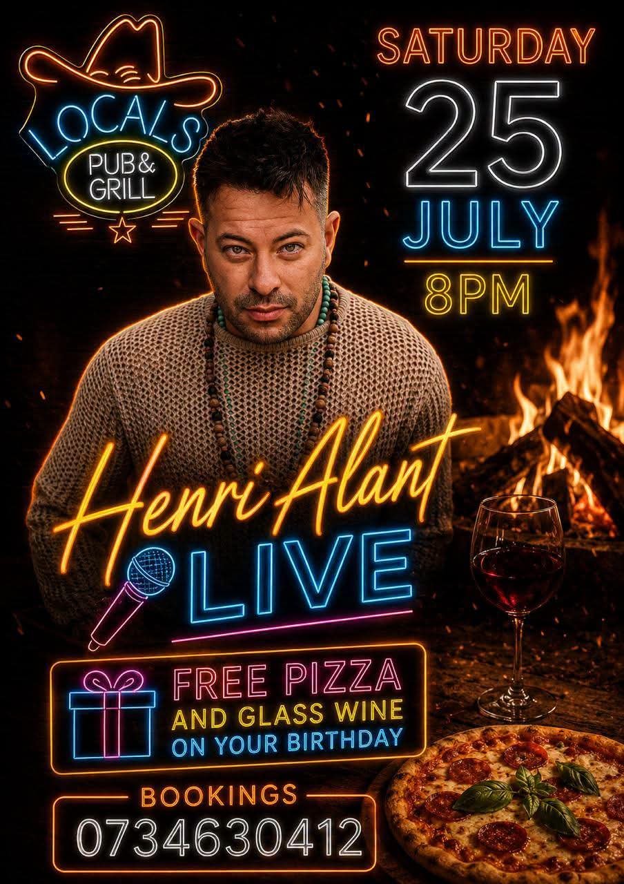Henri Alant @ Locals Pub & Grill 25 Jul