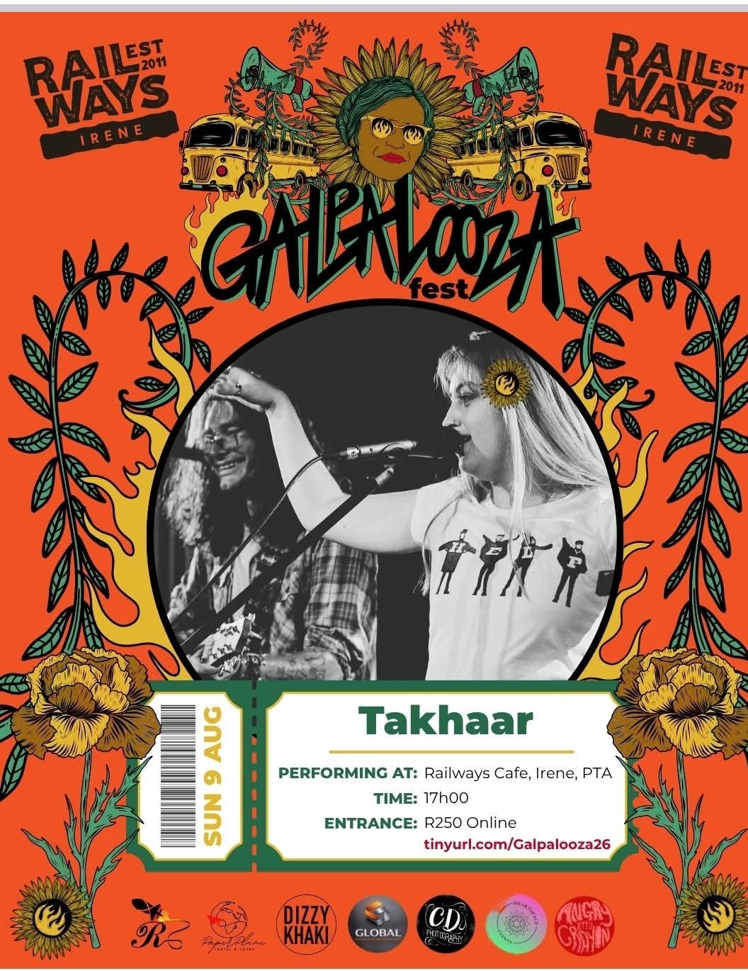 Galpalooza fest @ Railways Cafe Irene 9 Aug 12:00pm - Image 1