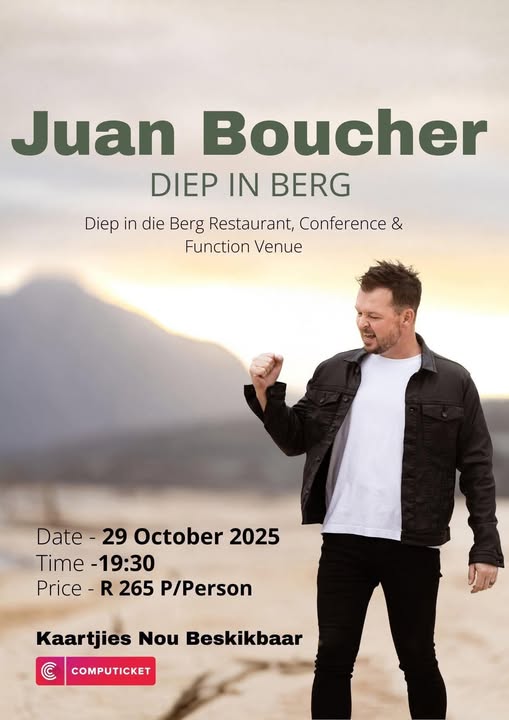 Juan Boucher @ Diep in die Berg, Pretoria 29 Oct