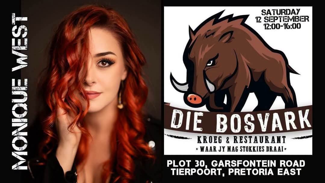Monique West @ Die Bosvark Kroeg & Restaurant 12 Sep
