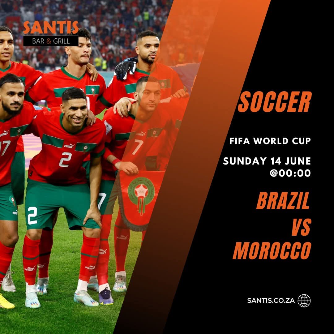 Brazil vs Morocco @ Santis 14 June