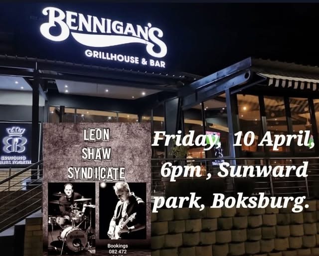 Leon Shaw Syndicate @ Bennigans, 10-04-2026 18:00 - Image 1