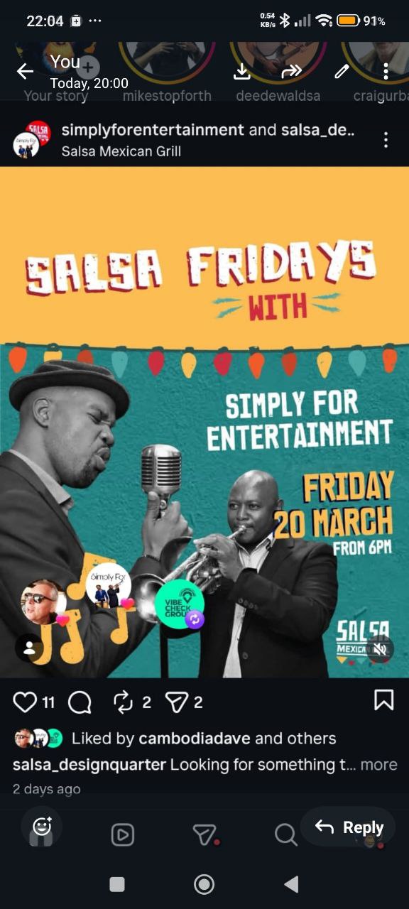 Simply for entertainment @ Design Quarter, Fourways, 20 March 2026 18:00, Free