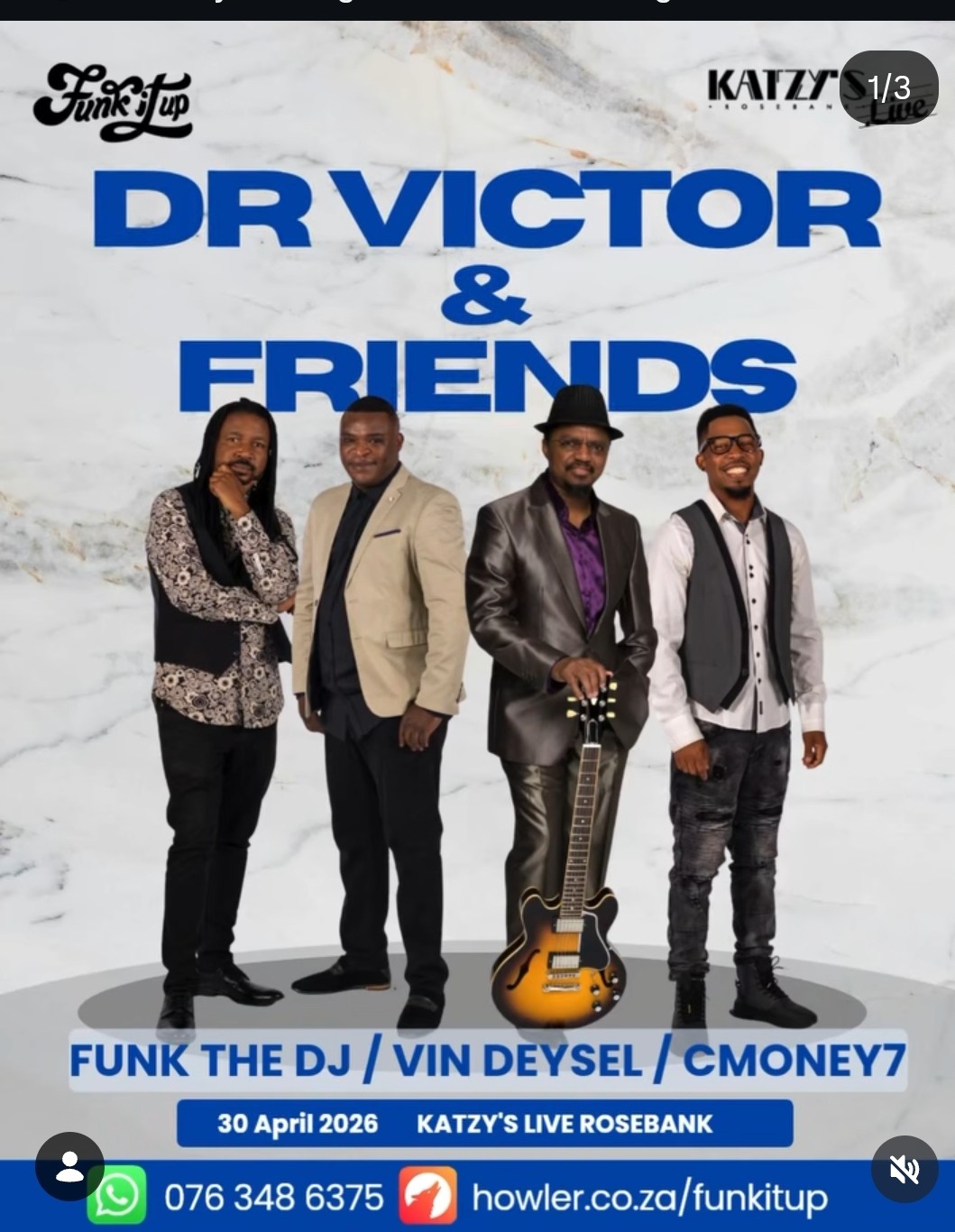 Dr Victor & Friends @ Katzy's Live Rosebank, 30-04-2026