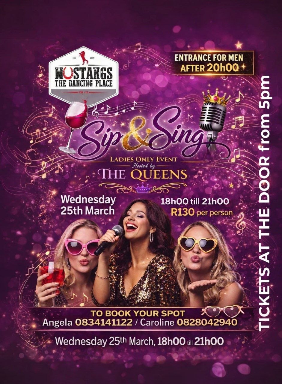 The Queens @ Mustangs - The Dancing Place, Mbombela, 25 March 2026 18:00, R130