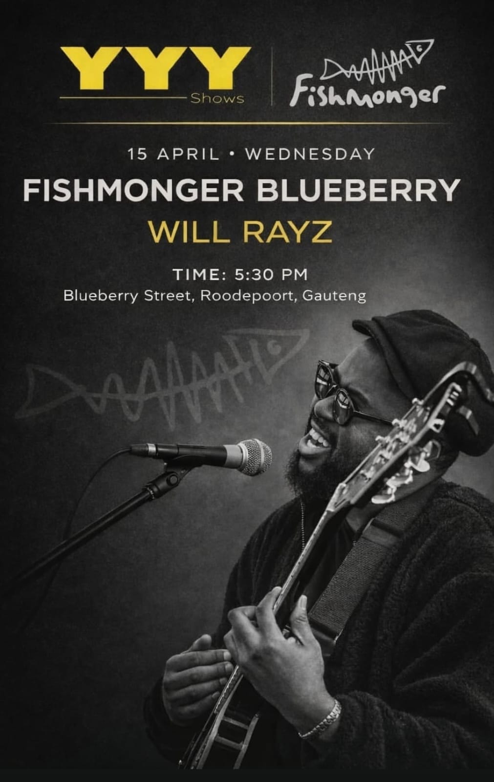 Will Rayz @ Fishmonger Blueberry Square, 15-04-2026 17:30