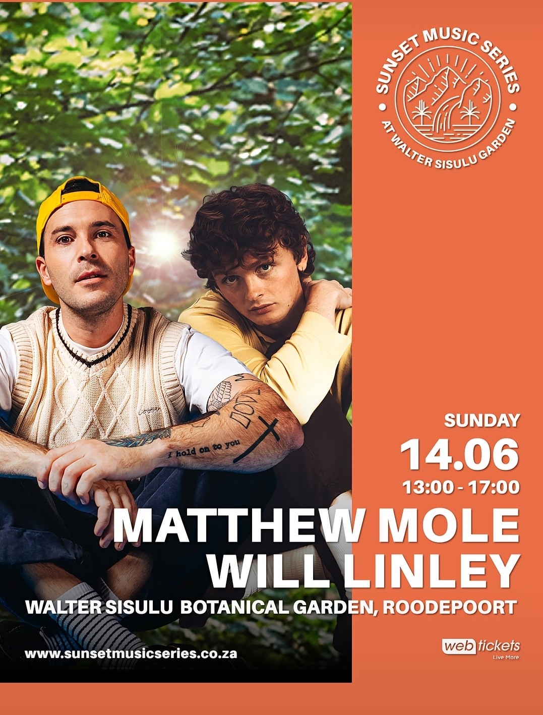 Matthew Mole Will Linley @ Walter Sisulu Botanical Garden, Roodepoort, 14-06-2026 13:00 - Image 1
