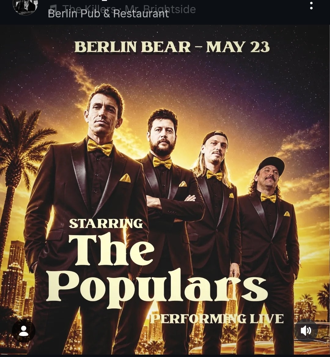 The Populars @ Berlin Pub & Restaurant, 23-05-2026