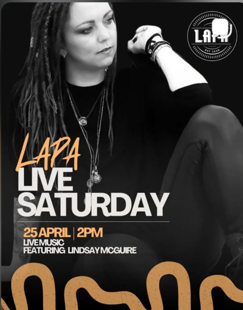 Lindsay McGuire @ Lapa Pub - Fourways Gardens Shopping Centre, 25-04-2026 14:00
