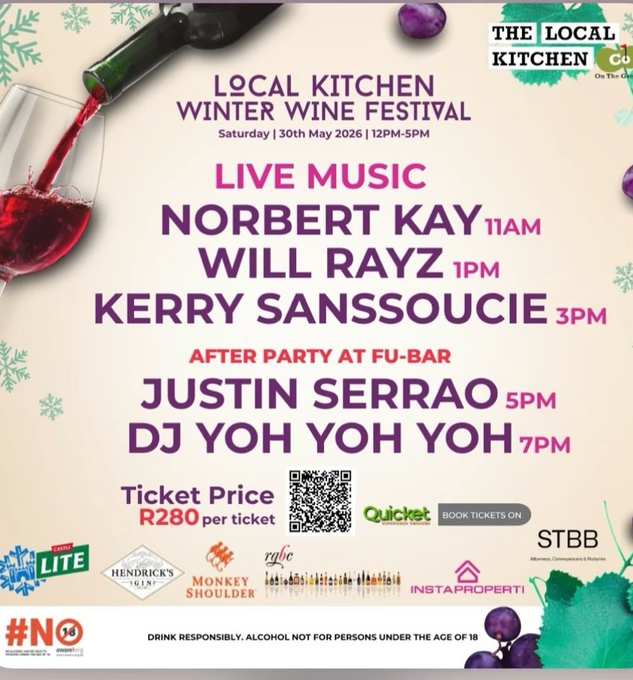 Local Kitchen Winter Wine Festival @ The Local Kitchen, 30-05-2026 12:00, R280