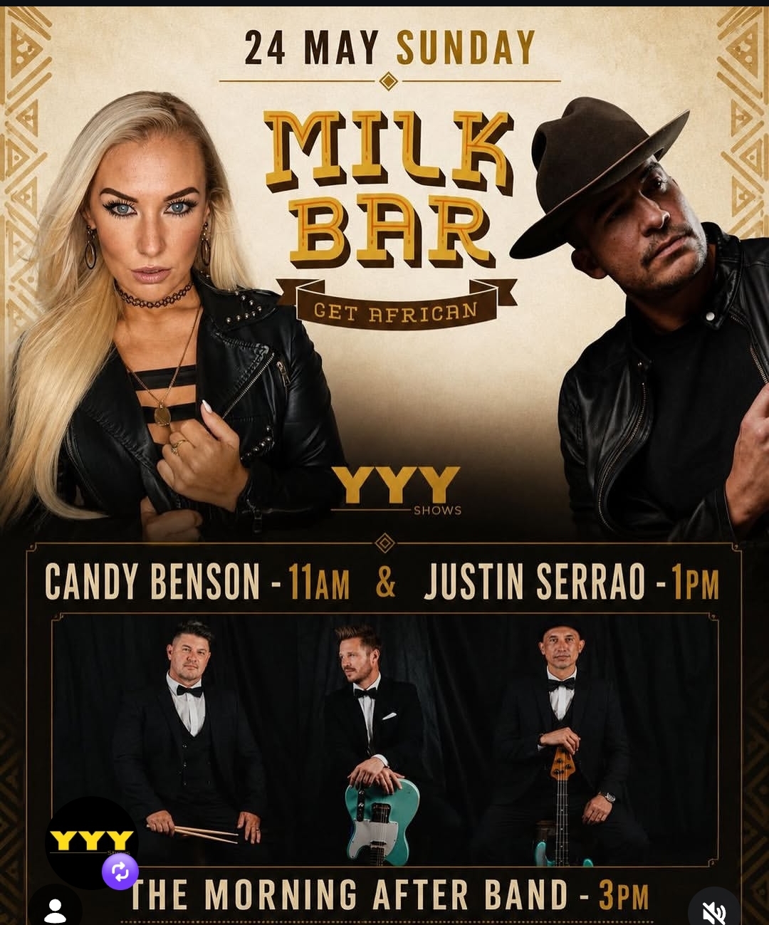 Live Music @ Milk Bar 24 May