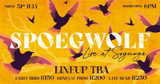Spoegwolf @ Sognage, 31-07-2026 18:00, R150 - Image 1