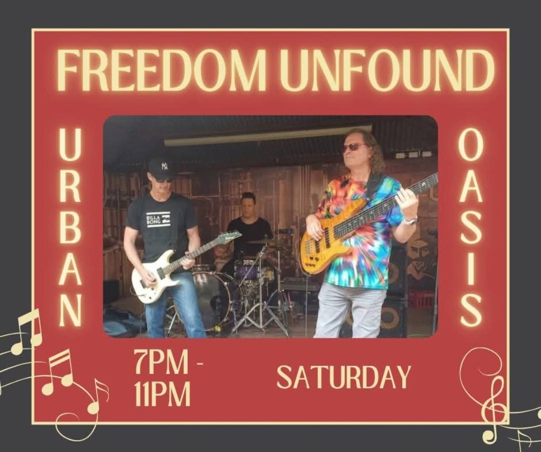 Freedom Unfound @ Urban Oasis, 09-07-2026 19:00