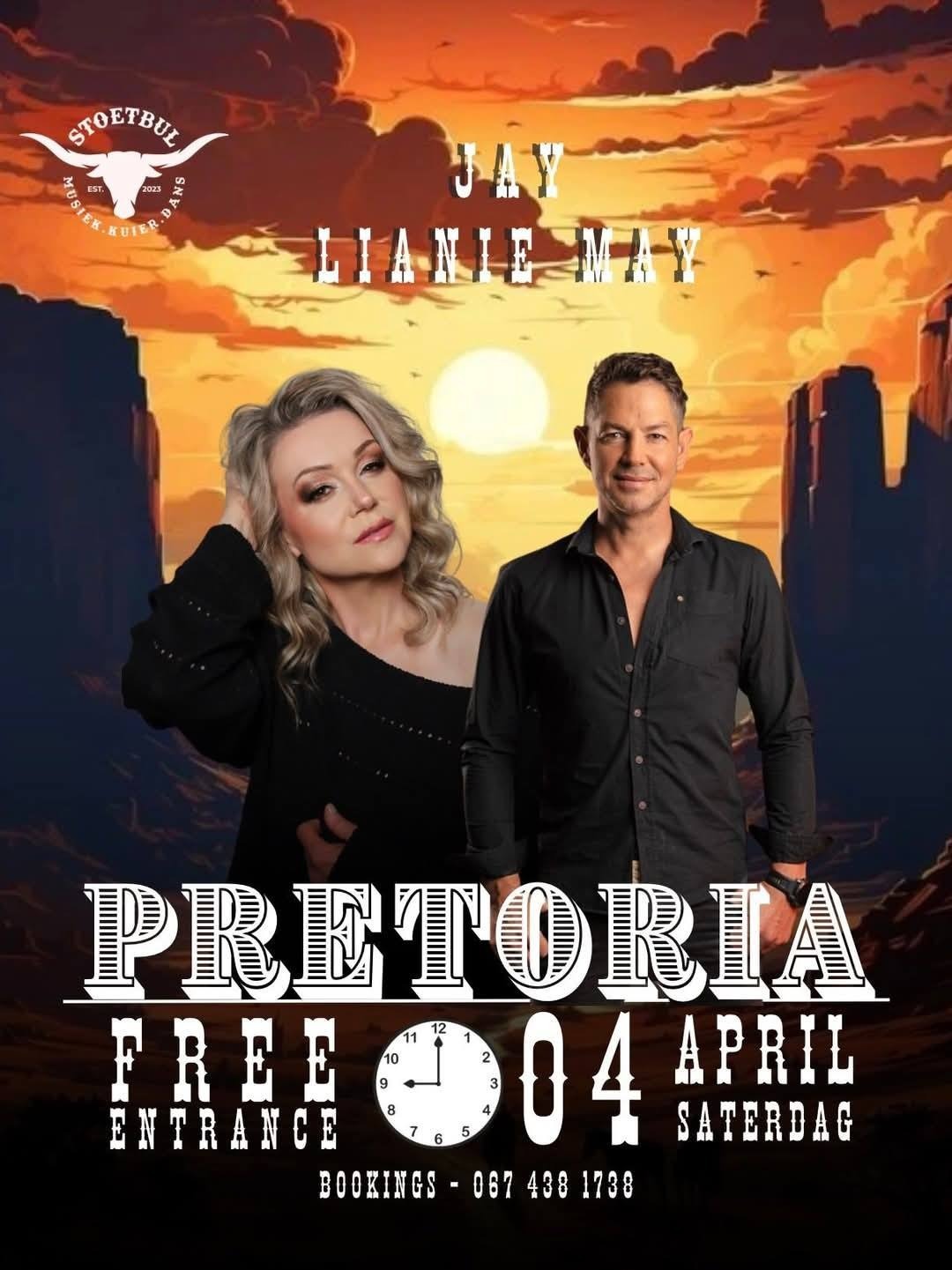 Jay & Lianie May @ Stoetbul, Pretoria, 04-04-2026